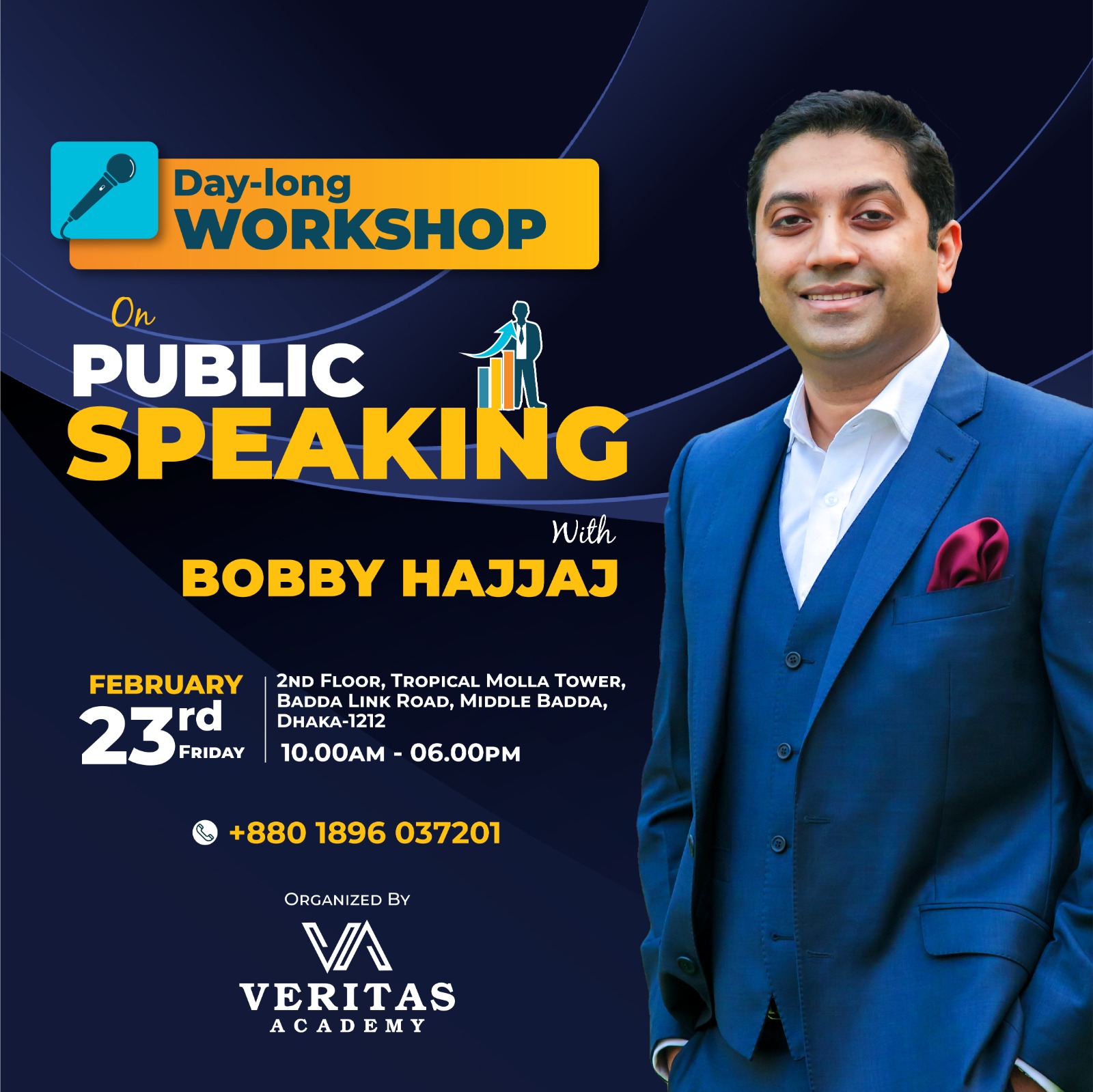 Day-long Workshop on Public Speaking with Bobby Hajjaj